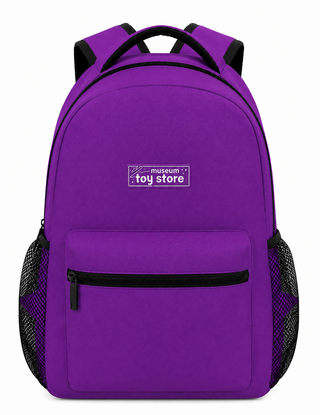 Purple Kids Backpack with name tag – Small School Bag for Girls & Boys (S09)
