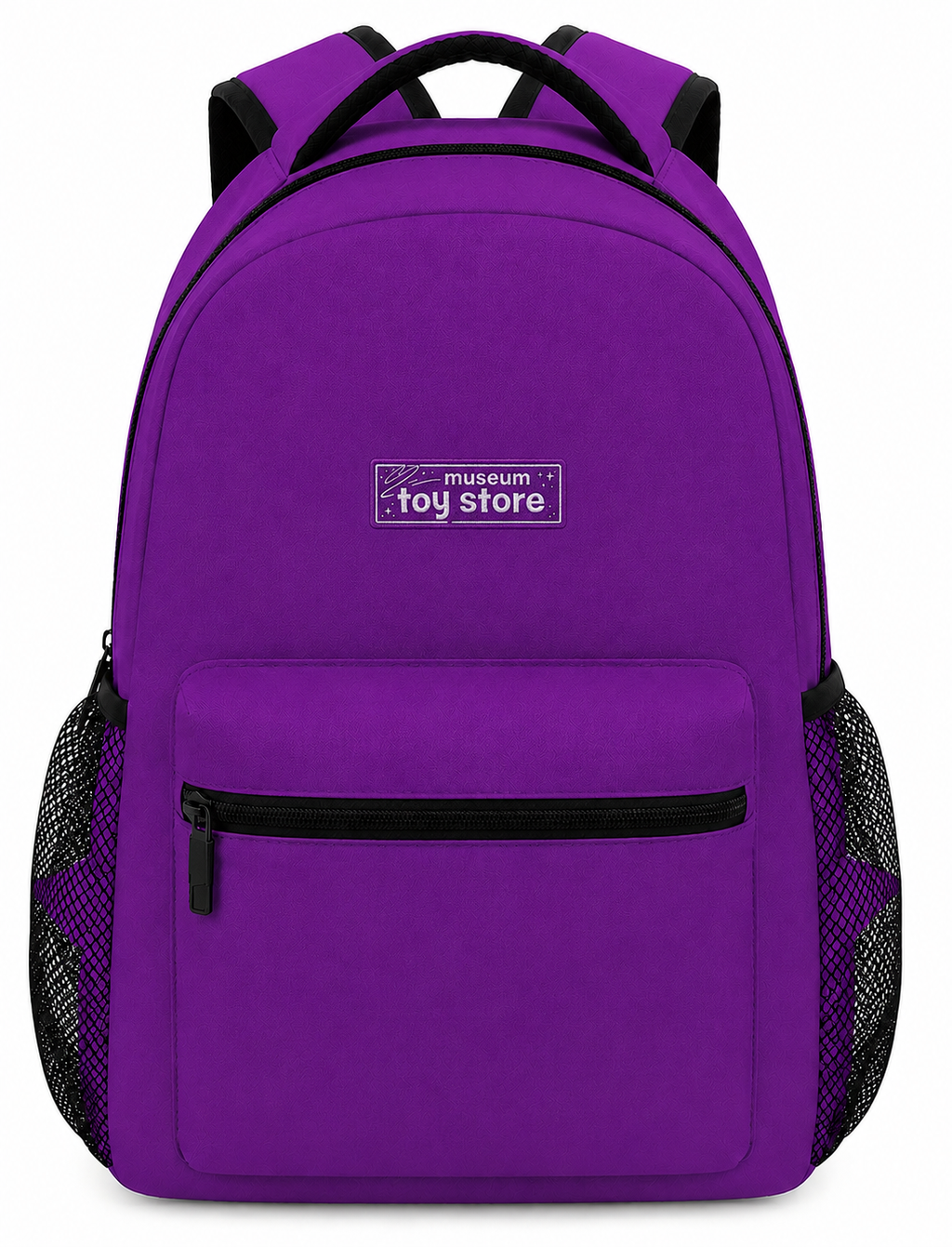Purple Kids Backpack with name tag – Small School Bag for Girls & Boys (S09)