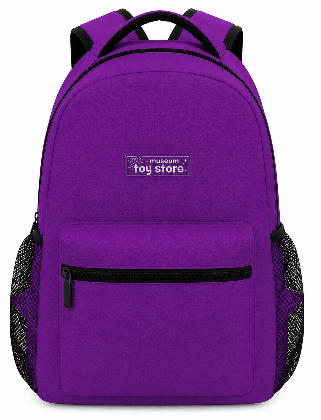 Purple Kids Backpack with name tag – Small School Bag for Girls & Boys (S09)