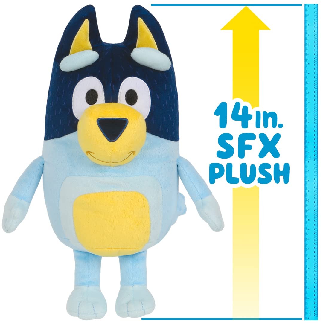Bluey Bandit Interactive Plush Toy – Soft Talking &amp; Sound Plush 3yrs and +