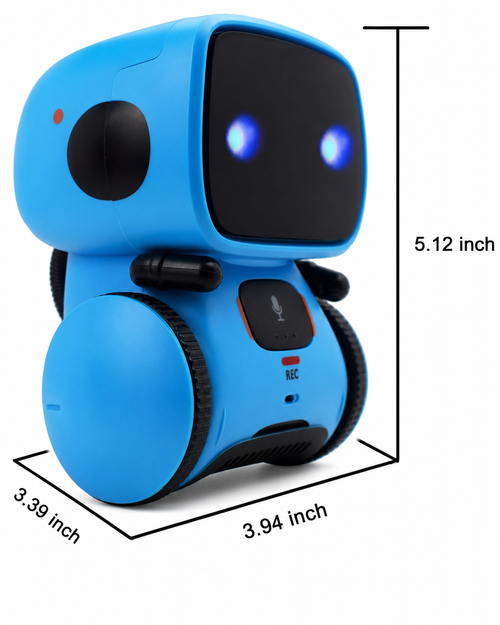 Interactive Robot Toy for Kids – Blue