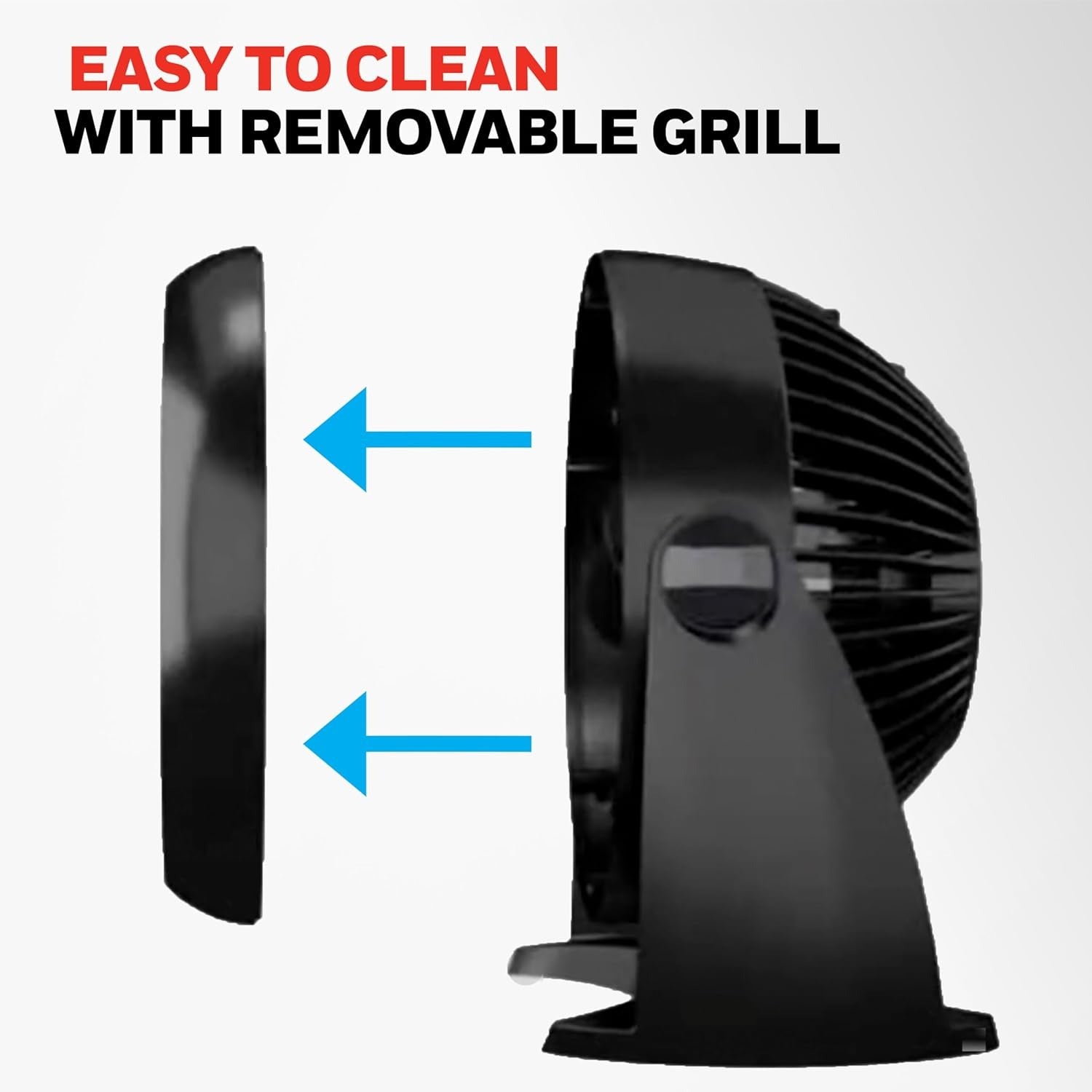 Honeywell TurboForce Air Circulator 10.91" 3 Speed Floor Fan, Black (HT-900)